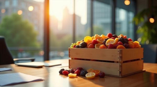 Livraison de fruits secs au bureau : nutrition et bien-être à portée de main